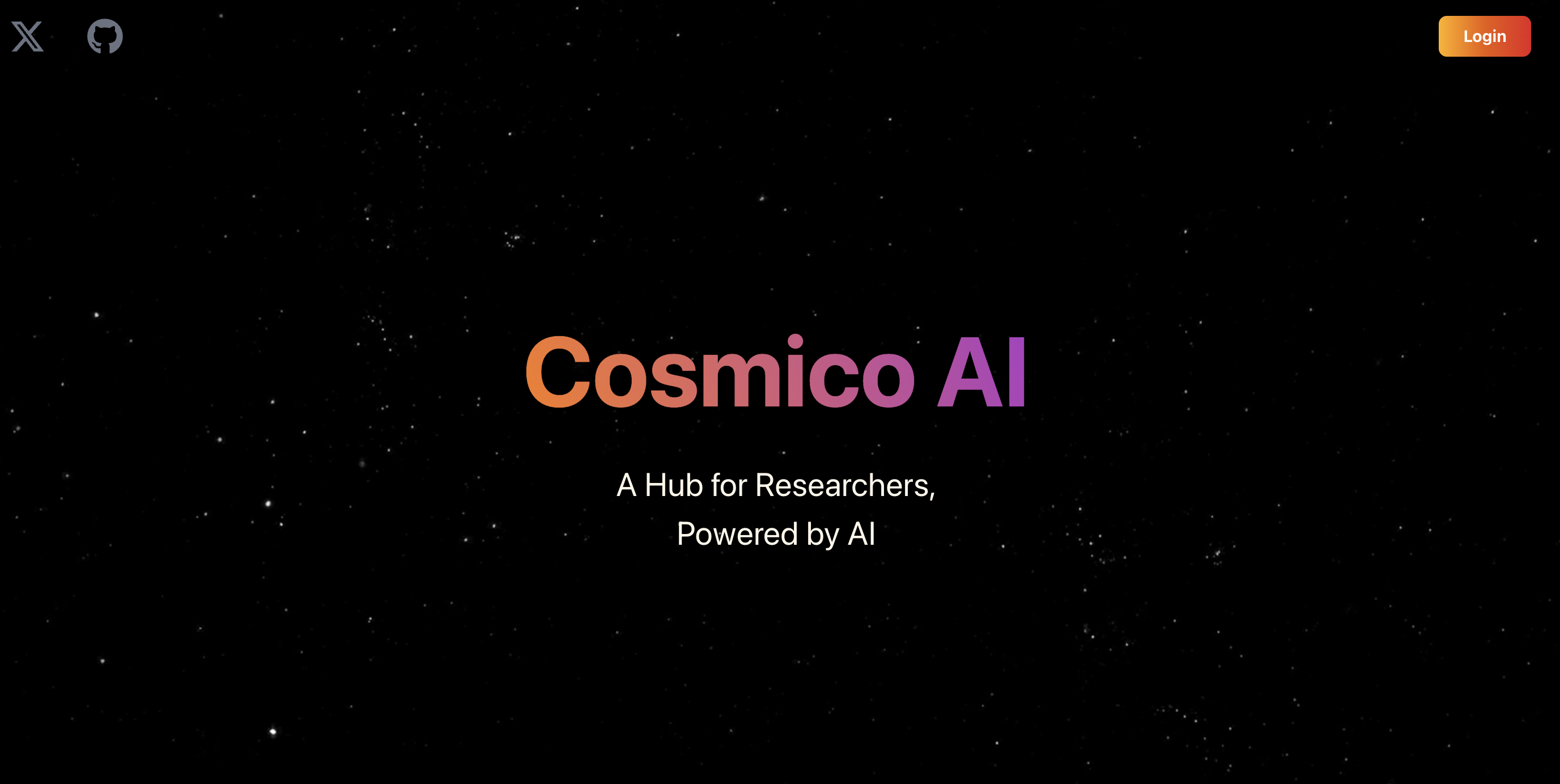 Cosmico AI Research Hub